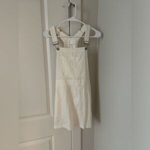Aeropostale Overall Dress in White